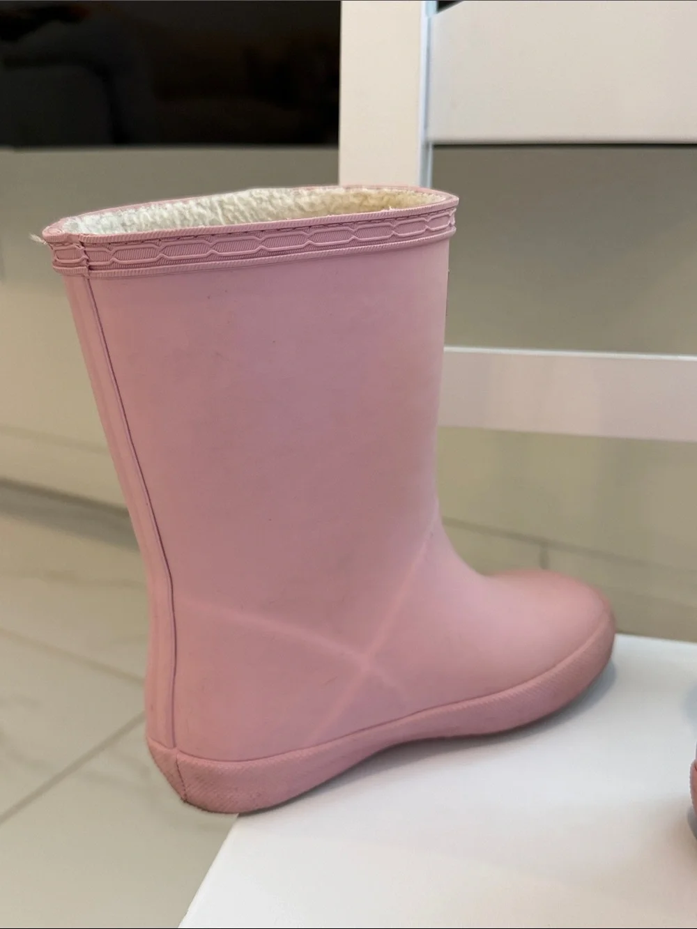 Hunter Light Pink Kids' Lined Rain Boots